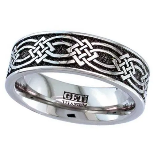 Celtic (2226CHCLK2) Titanium Wedding Ring